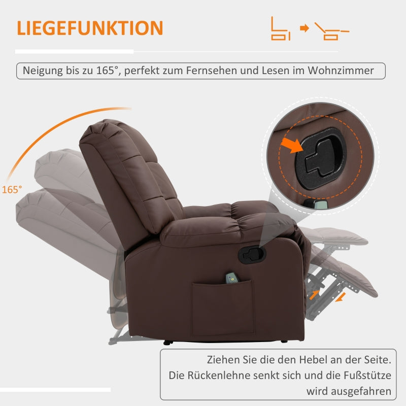 Tilting Living Room Sofa Massage Chair With Remote Control - Zenseno