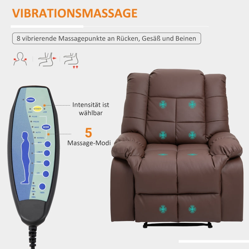Tilting Living Room Sofa Massage Chair With Remote Control - Zenseno