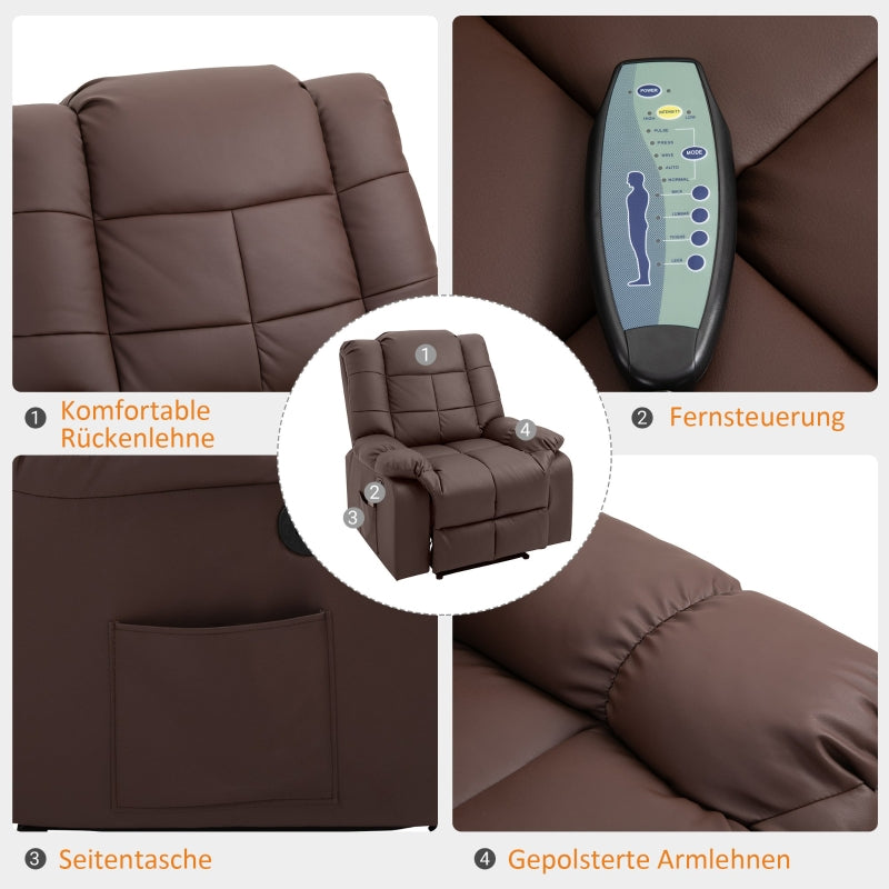 Tilting Living Room Sofa Massage Chair With Remote Control - Zenseno