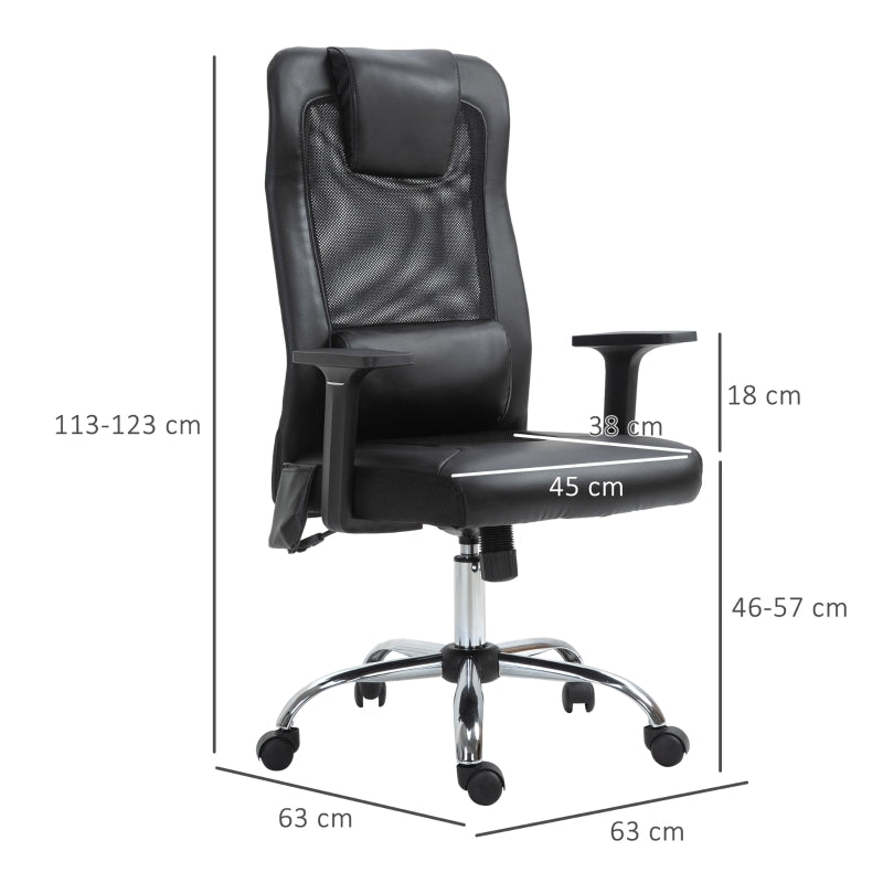 Executive Height Adjustable Swivel Chair With Massage Function - Zenseno
