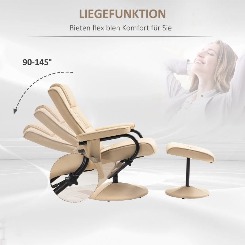 Sofa Lounge Chair With Massage Function Including Stools - Zenseno