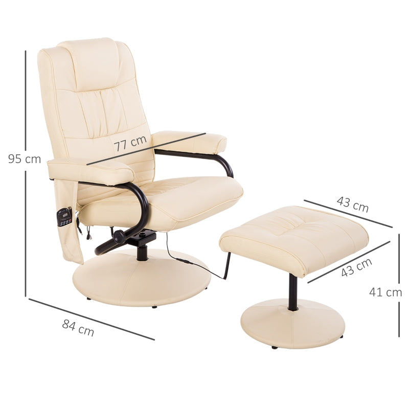 Sofa Lounge Chair With Massage Function Including Stools - Zenseno