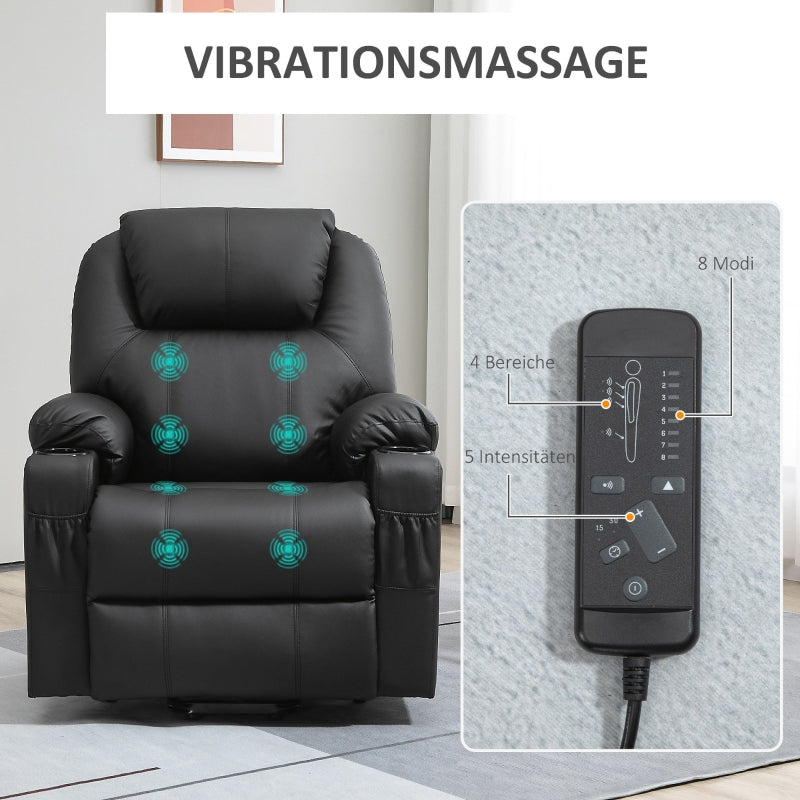 Upright Arm Rest Lounge Massage Chair - Zenseno