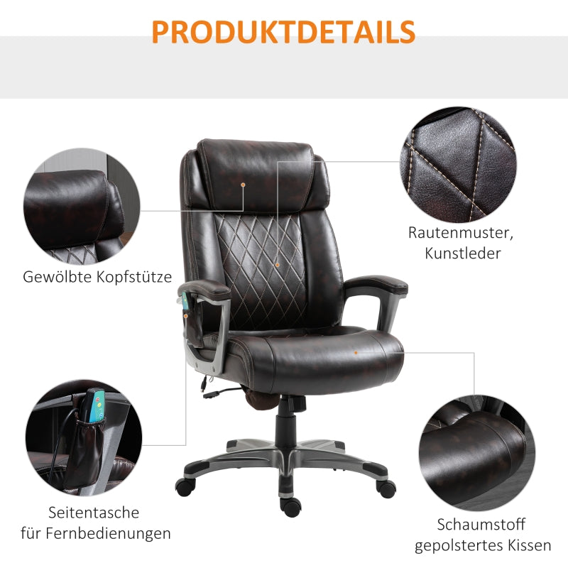 Adjustable Back Curved Headrest Massage Office Chair - Zenseno