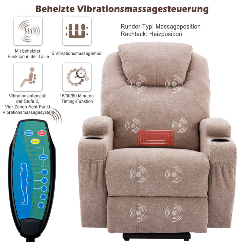 Electric Adjustable Massage Chair For Elderly - Zenseno
