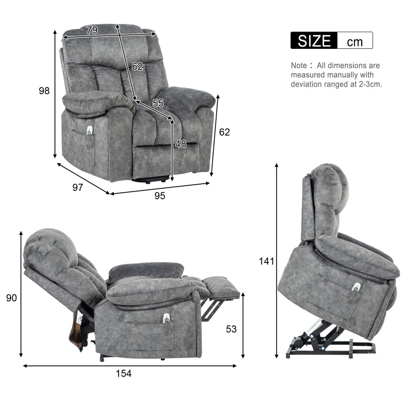 Electric Adjustable Living Room Massage Chair - Zenseno