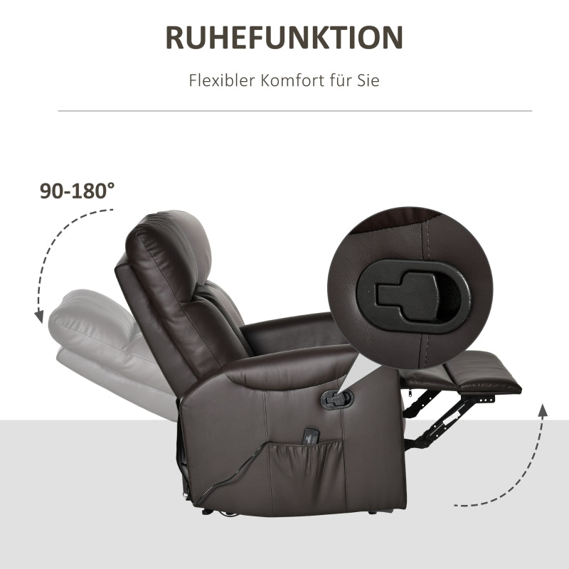 Adjustable Backrest Massage Chair With Lounge Chair Function - Zenseno