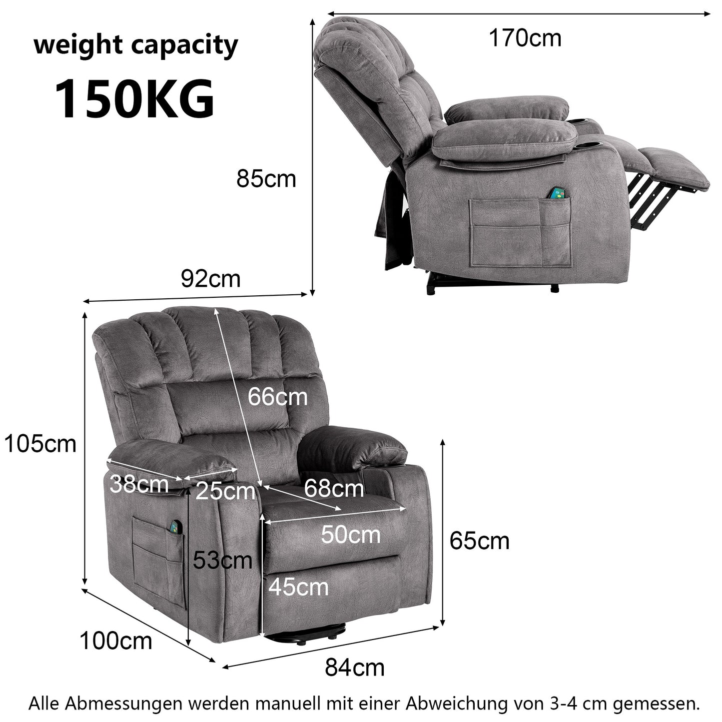 Electric Adjustable Massage Chair - Zenseno