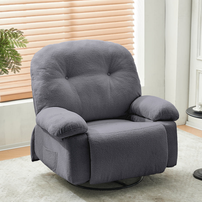 360° Swivel Fabric Massage Armchair - Zenseno