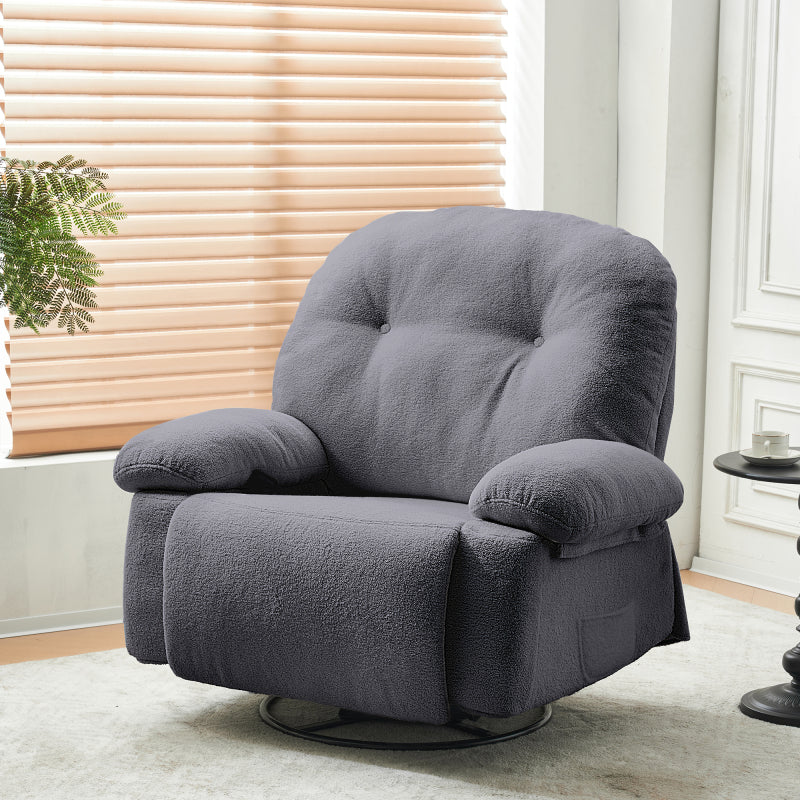 360° Swivel Fabric Massage Armchair - Zenseno