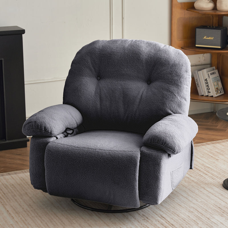 360° Swivel Fabric Massage Armchair - Zenseno