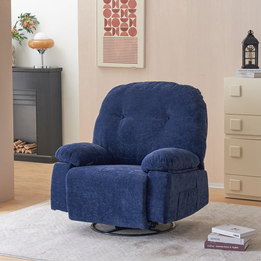 360° Rotating Fabric Massage Chair & Padded Armrests - Zenseno