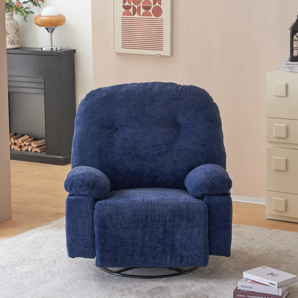 360° Rotating Fabric Massage Chair & Padded Armrests - Zenseno